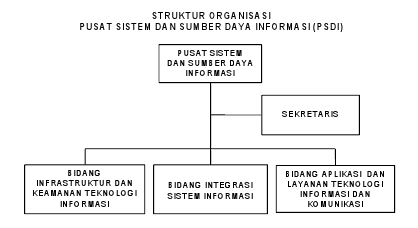 Struktur organisasi psdi